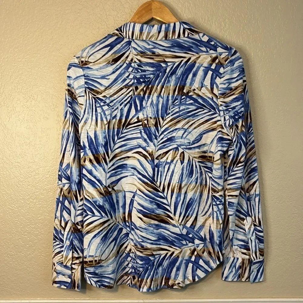 Tommy Bahama Women's Mai Le Lei Button Down Shirt - Picture 2 of 6